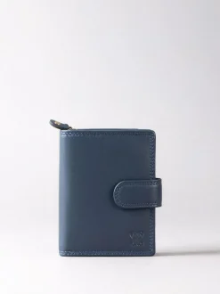 Lakeland Leather Navy Blue Small Tab Purse Online
