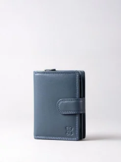 Lakeland Leather Navy Blue Small Tab Purse Online