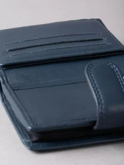 Lakeland Leather Navy Blue Small Tab Purse Online