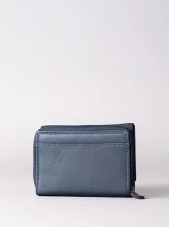 Lakeland Leather Navy Blue Small Purse Best