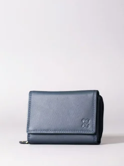 Lakeland Leather Navy Blue Small Purse Best