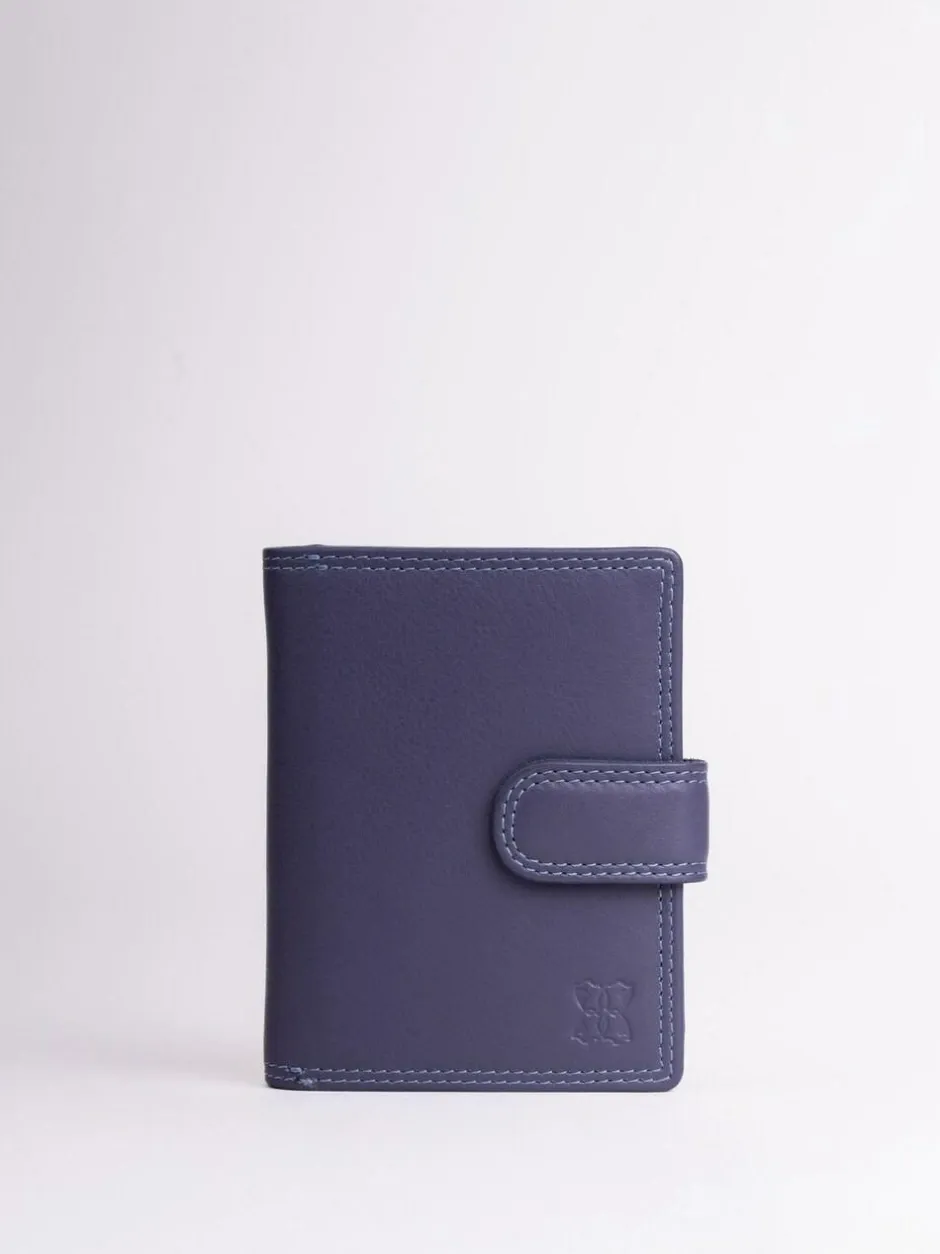 Lakeland Leather Purple Small Tab Purse Clearance