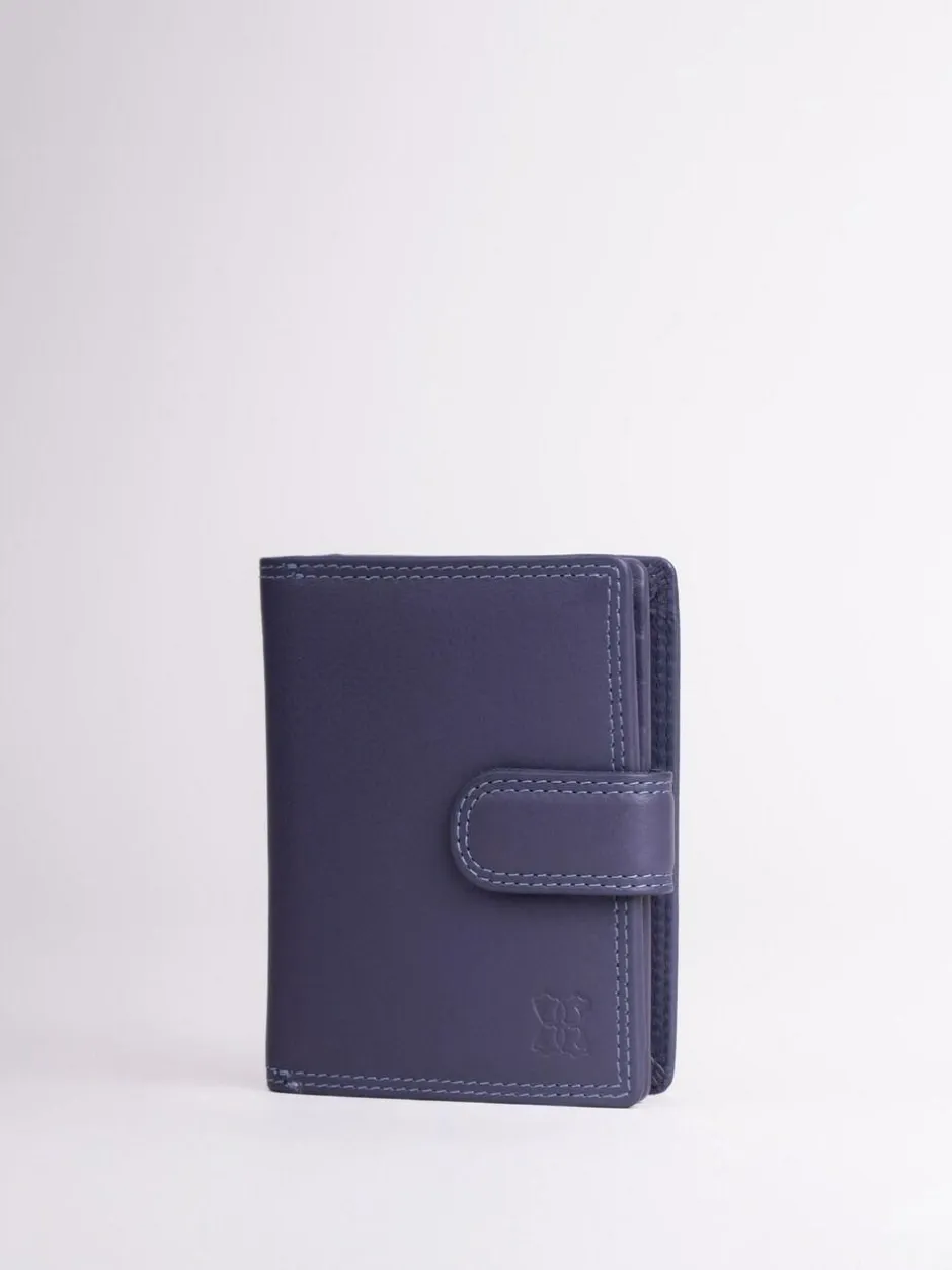 Lakeland Leather Purple Small Tab Purse Clearance