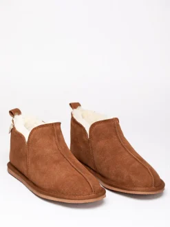Lakeland Leather Mens Slipper Boots Tan Brown Clearance