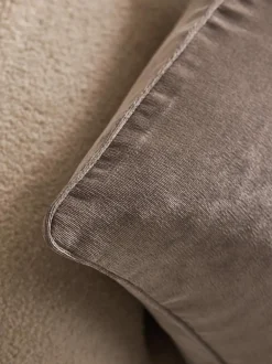 Next Latte 59 x 59cm Soft Velour Cushion New