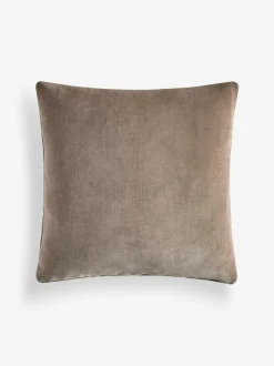 Next Latte 59 x 59cm Soft Velour Cushion New