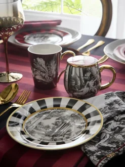 Laurence Llewelyn-Bowen Multi Festivo Porcelain Side Plate Set Sale