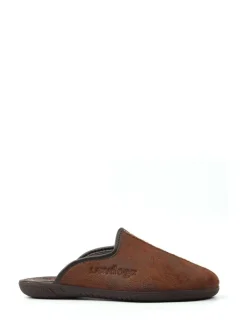 Lazy Dogz Blue Tees II Slip On Mule Slippers Brown Best