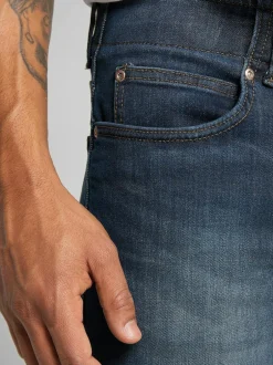 Lee Straight Fit Extreme Motion MVP Jeans Mid Blue Denim Discount