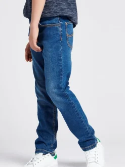 Lee Luke Slim Fit Jeans Mid Blue Discount