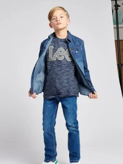 Lee Luke Slim Fit Jeans Mid Blue Discount