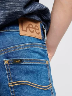Lee Luke Slim Fit Jeans Mid Blue Discount