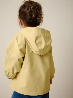Next Waterproof Cagoule Jacket (6mths-7yrs) Lemon 3D Flower Best