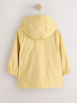 Next Waterproof Cagoule Jacket (6mths-7yrs) Lemon 3D Flower Best