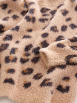 Next Fluffy Jumper (3-16yrs) Leopard Animal Hot