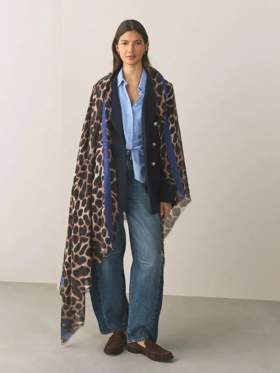 Next Leopard Print Lightweight Scarf Hot