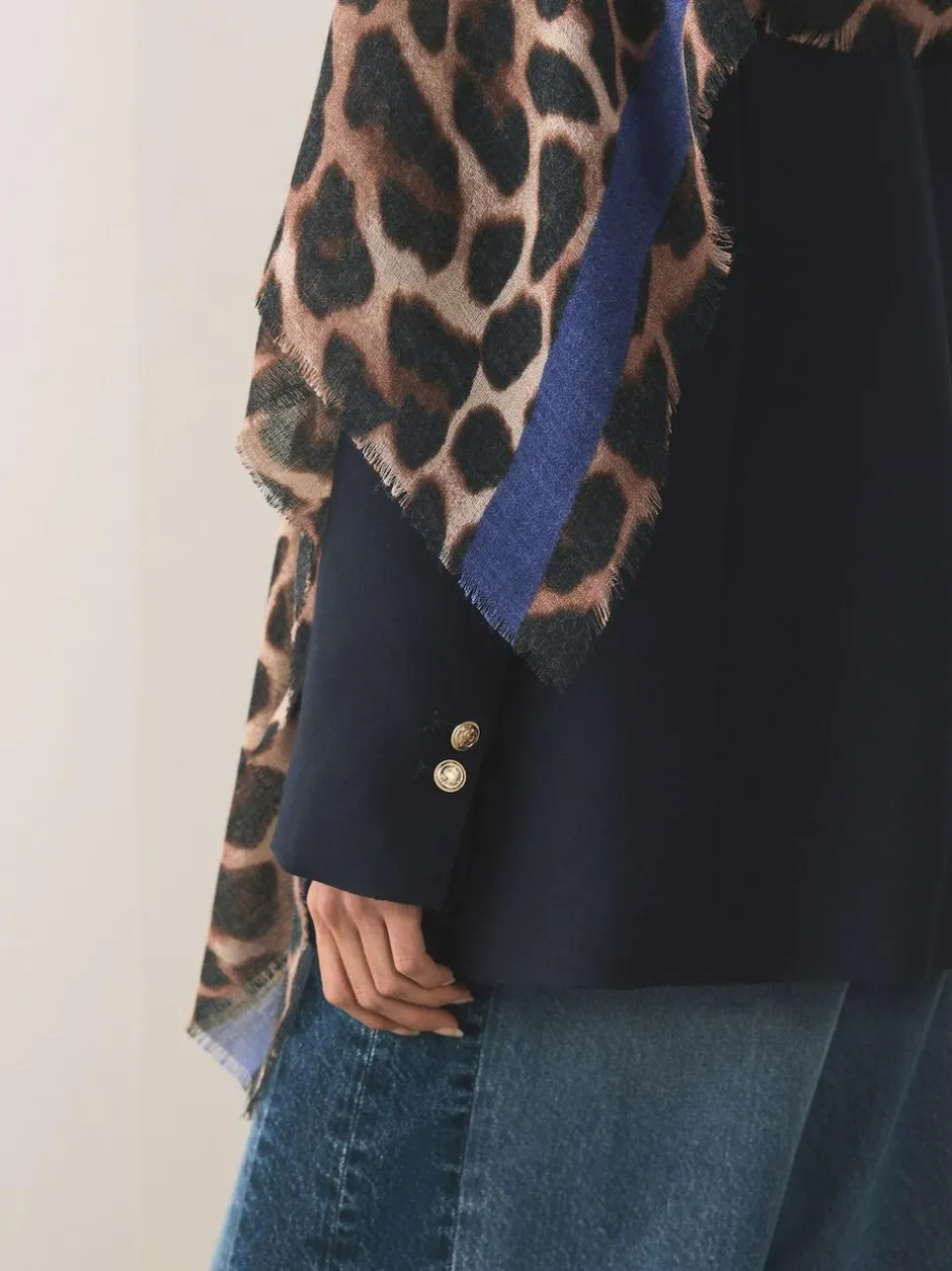 Next Leopard Print Lightweight Scarf Hot