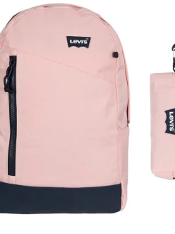 Levi's ® Pink Logo Backpack With Pencil Case Outlet