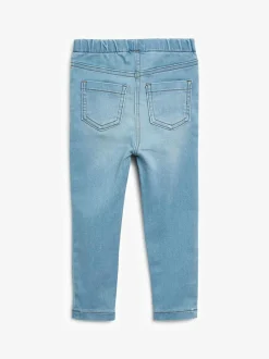 Next 1 Pack Elasticated Waist Jeggings (3mths-7yrs) Light Blue Denim Online