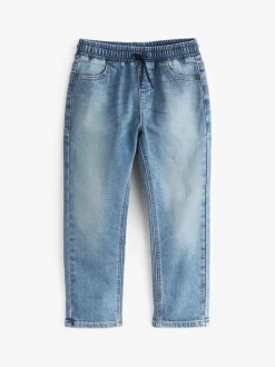 Next Regular Fit Stretch Elasticated Waist Jeans (3-16yrs) Light Blue Best