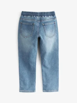 Next Regular Fit Stretch Elasticated Waist Jeans (3-16yrs) Light Blue Best