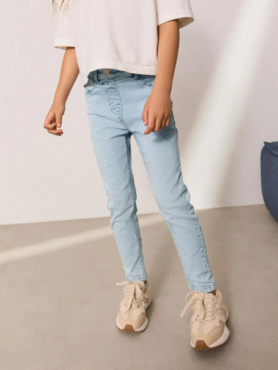 Next Regular Length Stretch Jeggings (3-16yrs) Light Blue Online