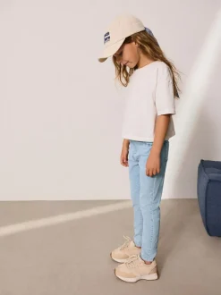 Next Regular Length Stretch Jeggings (3-16yrs) Light Blue Online
