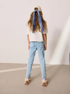 Next Regular Length Stretch Jeggings (3-16yrs) Light Blue Online