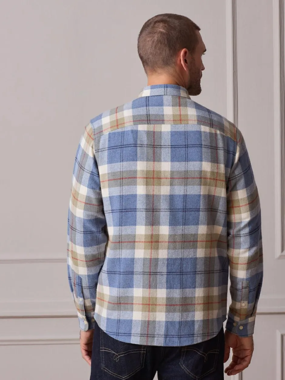 Next Light Blue Signature Long Sleeve Check Shirt Online