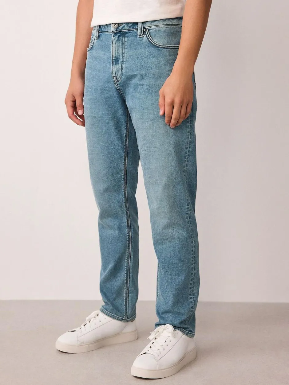 Next Light Blue Slim Fit Motionflex Jeans Discount