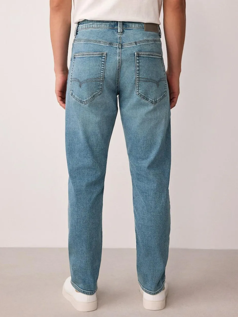 Next Light Blue Slim Fit Motionflex Jeans Discount
