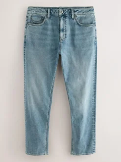 Next Light Blue Slim Fit Motionflex Jeans Discount