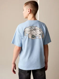 Next Star Wars T-Shirt (3-16yrs) Light Blue Online