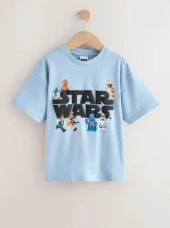Next Star Wars T-Shirt (3-16yrs) Light Blue Online