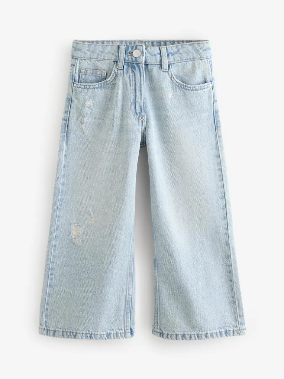 Next Wide Leg Jeans (3-16yrs) Light Blue New