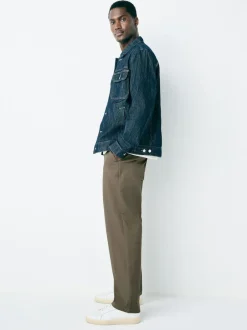 Next Light Brown Relaxed Fit Stretch Chinos Trousers Sale