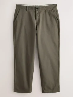 Next Light Brown Relaxed Fit Stretch Chinos Trousers Sale