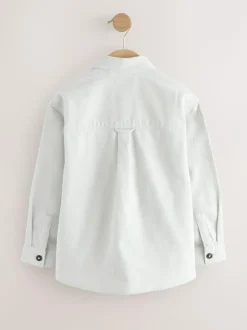 Next Brushed Overshirt (3-16yrs) Light Grey