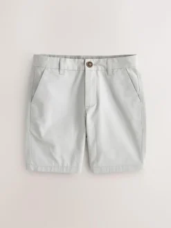 Next Light Grey Regular Fit Chino Shorts (3-16yrs) Outlet