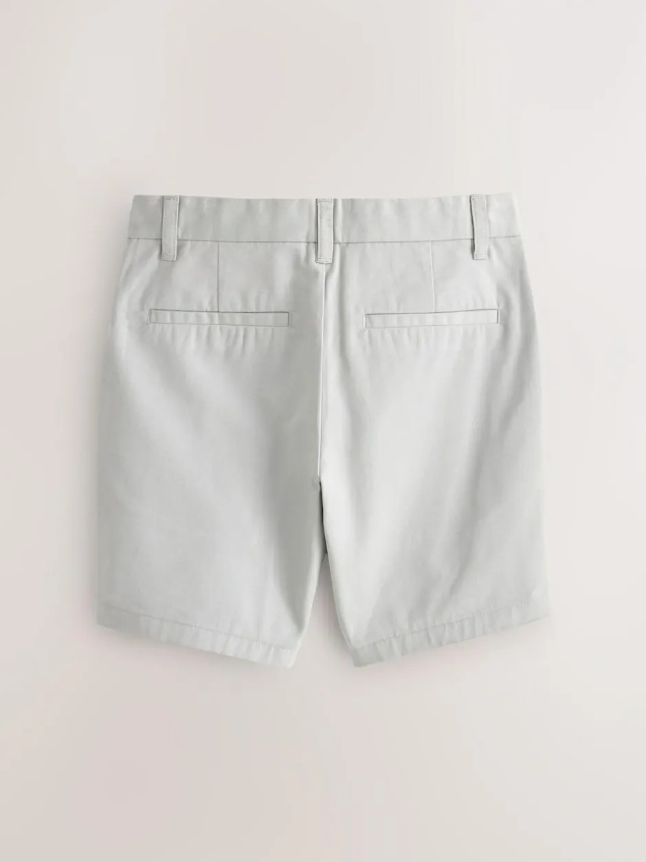 Next Light Grey Regular Fit Chino Shorts (3-16yrs) Outlet