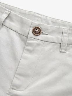 Next Light Grey Regular Fit Chino Shorts (3-16yrs) Outlet