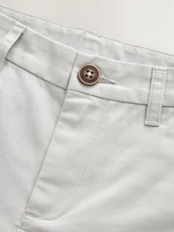 Next Light Grey Regular Fit Chino Shorts (3-16yrs) Outlet