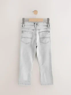 Next Light Grey Regular Fit Stretch Jeans (3-17yrs) Outlet