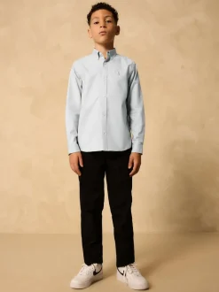 Next Light Grey Single Oxford Shirt (3-16yrs)