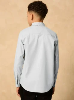 Next Light Grey Single Oxford Shirt (3-16yrs)