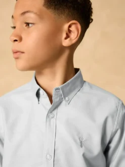 Next Light Grey Single Oxford Shirt (3-16yrs)