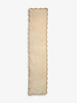 Next Light Natural Soft Scallop Washable Runner Sale