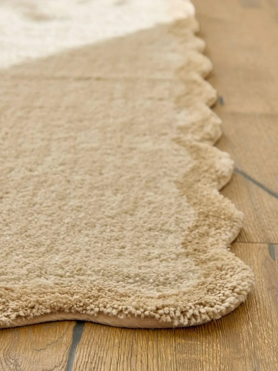 Next Light Natural Soft Scallop Washable Runner Sale