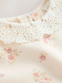 Next Light Pink Ditsy Floral Collar Sweatshirt and Leggings Set (3mths-7yrs) Discount