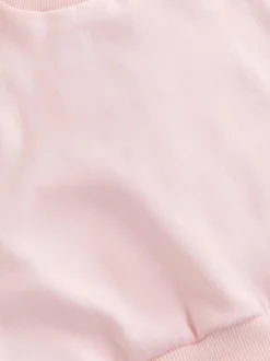 Next Light Pink House Crew Neck Sweatshirt (3mths-7yrs) Clearance